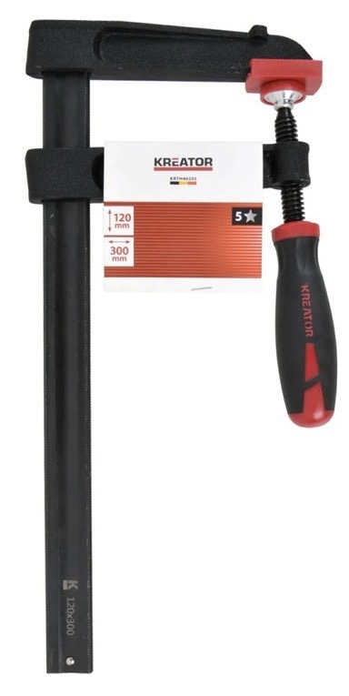 Svorka Kreator s rozpětím čelistí 300 mm, upínací síla 450 kg
