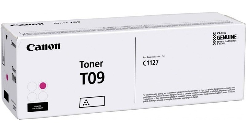 Toner Canon s výtěžností 5 900 stran, purpurová barva