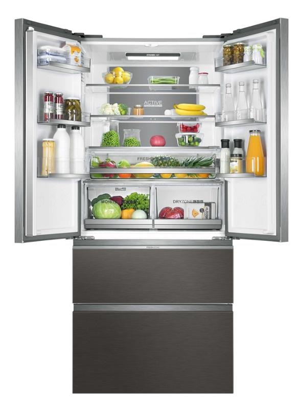 Americká lednice Haier HB18FGSAAA nerez