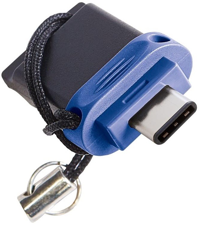 USB Flash Verbatim Dual Drive 32GB USB 3.2/USB-C černý/modrý