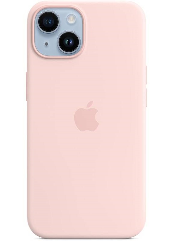 Kryt na mobil Apple Silicone Case s MagSafe pro iPhone 14 - křídově růžový