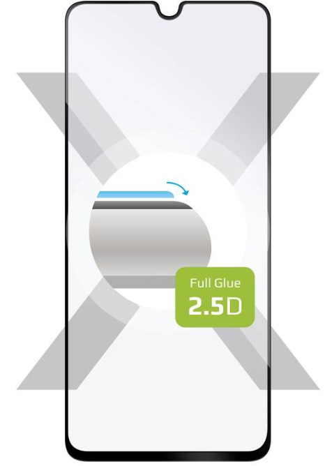 Tvrzené sklo FIXED Full-Cover na Alcatel 1S (2021) černé