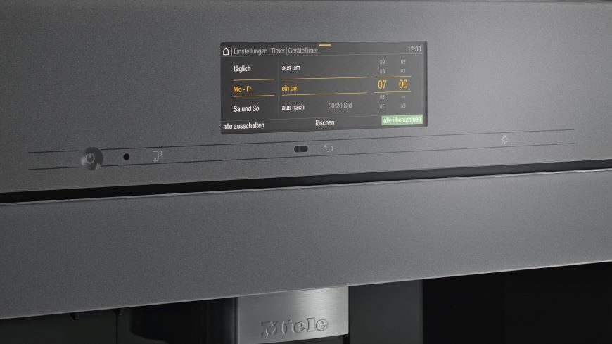 Vestavné espresso Miele CVA 7840 nerez