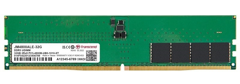 Operační paměť Transcend JetRam 32GB DDR5 4800MHz CL40