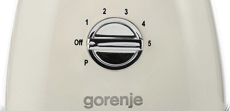 Stolní mixér Gorenje B800RL Retro, detail