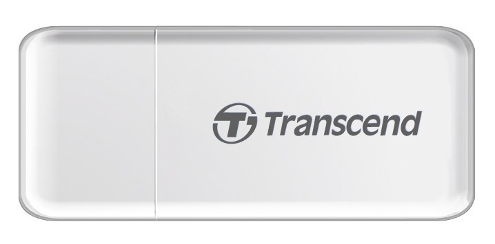 Čtečka paměťových karet Transcend RDF5, USB-A/SDHC, SDXC, microSDHC, microSDXC bílá Čtečka paměťových karet Transcend RDF5, USB-A/SDHC, SDXC, microSDHC, microSDXC bílá