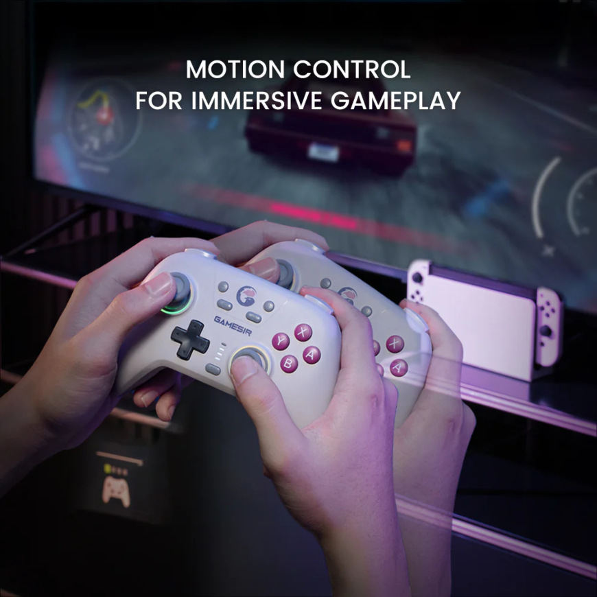 Gamepad GameSir GameSir Nova MultiPlalform Gaming Controller RW (Android, iOS, Nintendo Switch) bílý GameSir Nova MultiPlalform Gaming Controller RW, bílá