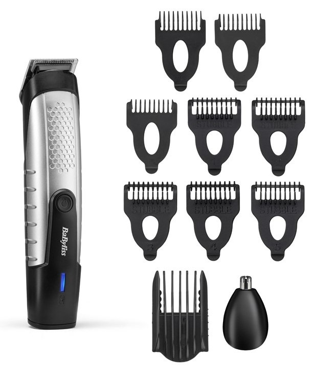 Zastřihovač vousů BaByliss T812E černý/stříbrný