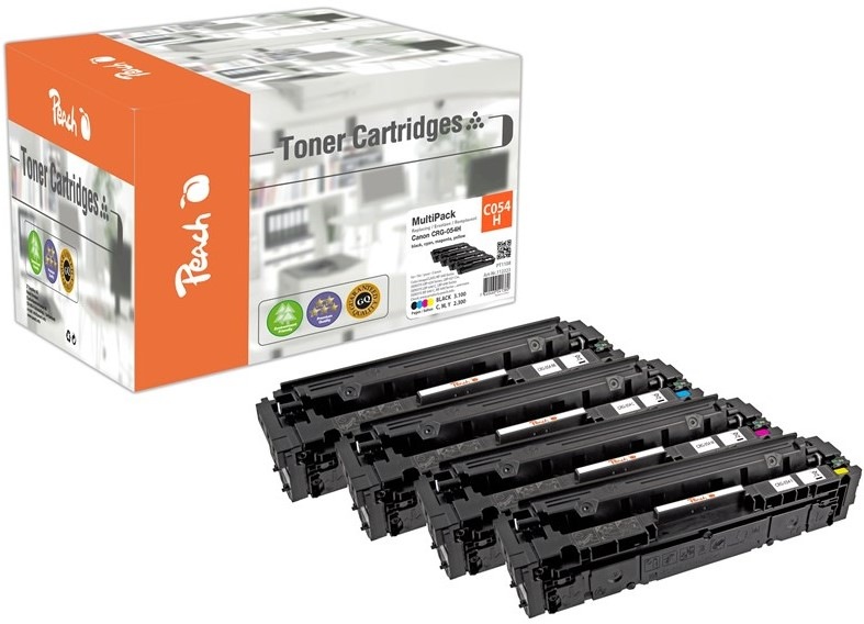 Toner Peach Canon CRG-054H Multi-Pack, 1x3100/3x2300 stran - CMYK