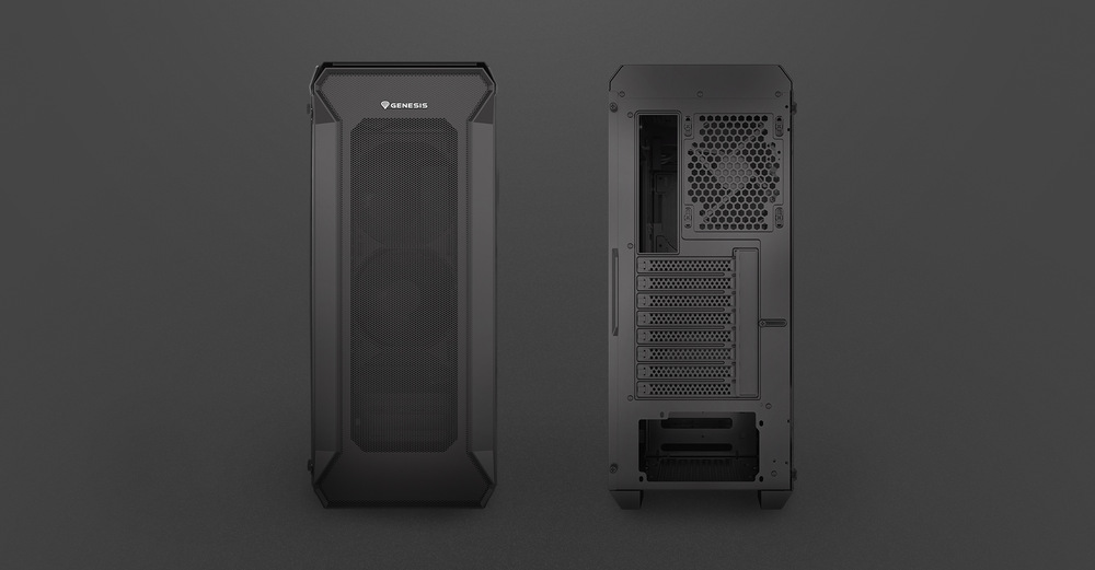 Case Genesis IRID 505 V2 černá Genesis IRID 505 V2 (NPC-1517)