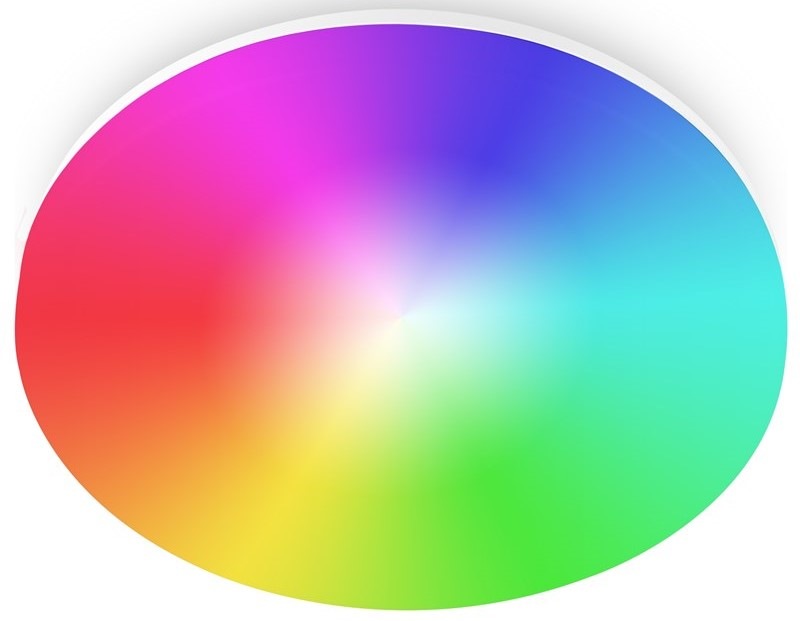 Stropní svítidlo iGET HOME LS1, 15 W, 1500 lm, RGB+CCT, 22 cm - bílé