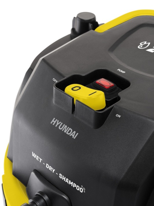 Detail na ovládací panel víceúčelového vysavače Hyundai VC5850