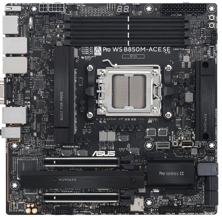 Základní deska Asus Pro WS B850M-ACE SE, černá barva