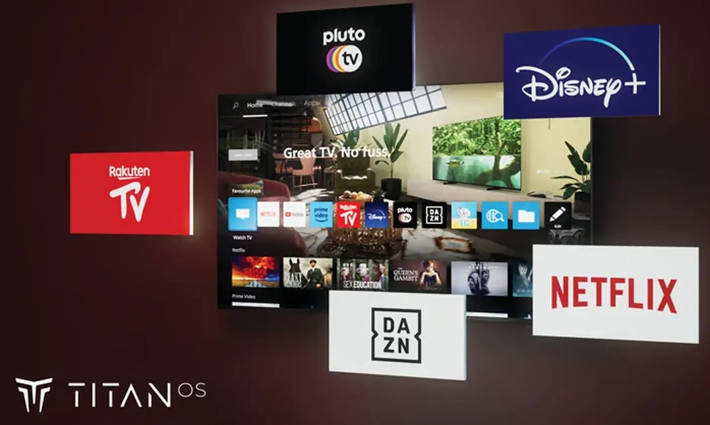Televize Philips 55OLED801 Televize Philips 55OLED801 s platformou Titan OS nabízí rychlý přístup k oblíbeným streamovacím službám.