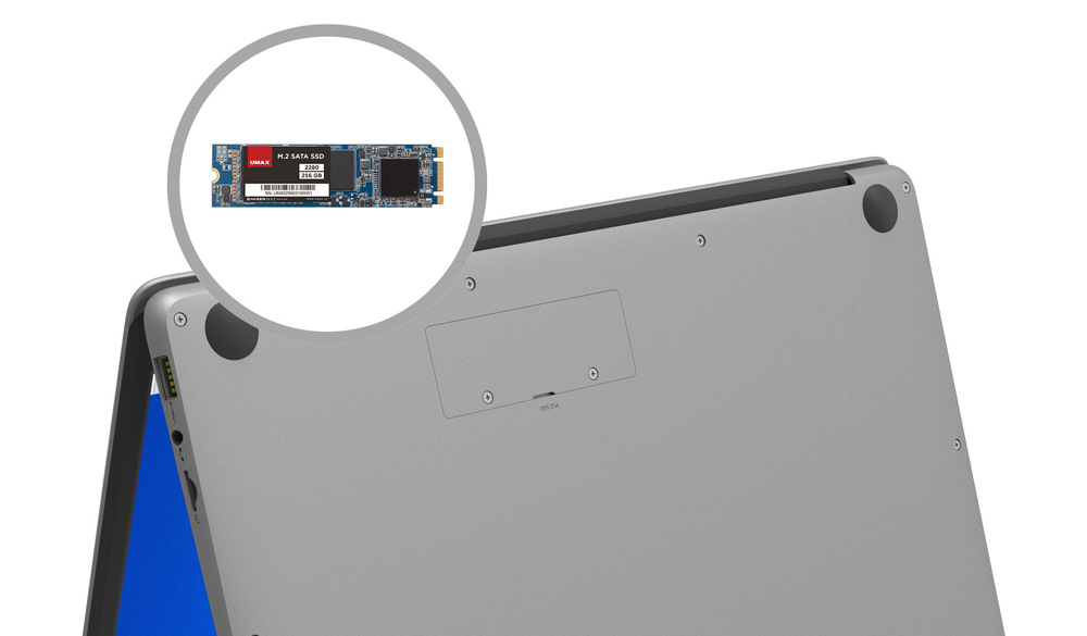 Notebook Umax VisionBook 14Wg šedý Notebook Umax VisionBook 14Wg šedý