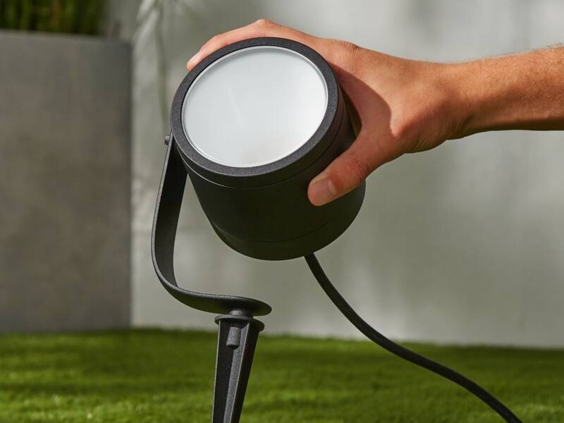 Venkovní svítidlo Philips Hue Lily XL White and Color Ambiance Spot, bez zdroje černé