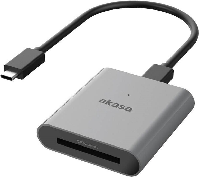 Čtečka paměťových karet akasa CFexpress, USB 3.2 Type-C (AK-CR-11BK)
