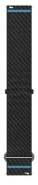Řemínek Garmin Quick Release (20 mm), ComfortFit řemínek - černý/modrý