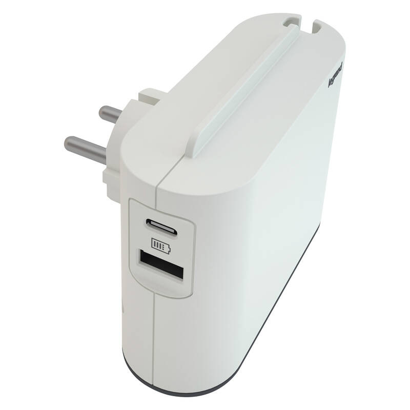 Rozbočovací zásuvka Legrand 2× zásuvka, USB bílý