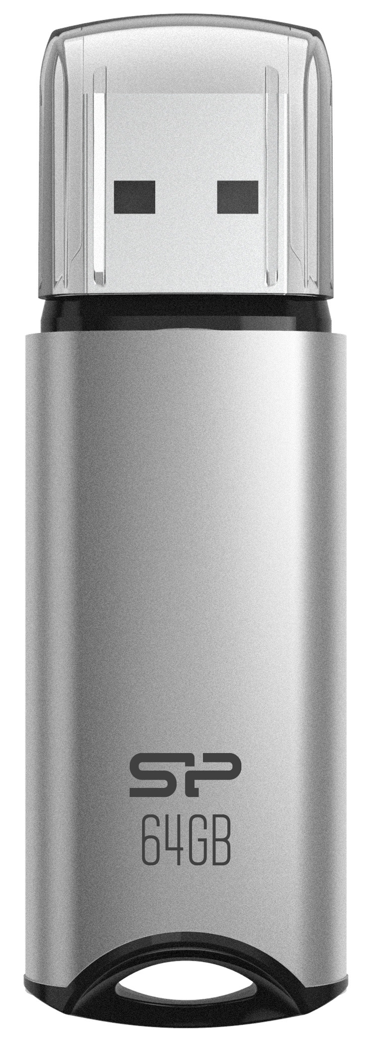USB Flash Silicon Power Marvel M02 64 GB stříbrný