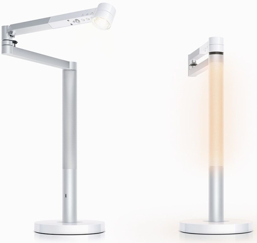 Stolní LED lampička Dyson Solarcycle Morph CD06, 14,3W, stmívání, PIR stříbrná/bílá Stolní LED lampička Dyson Solarcycle Morph CD06, 14,3W, stmívání, PIR stříbrná/bílá