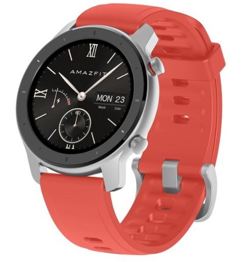 Chytré hodinky Amazfit GTR 42 mm - Coral Red
