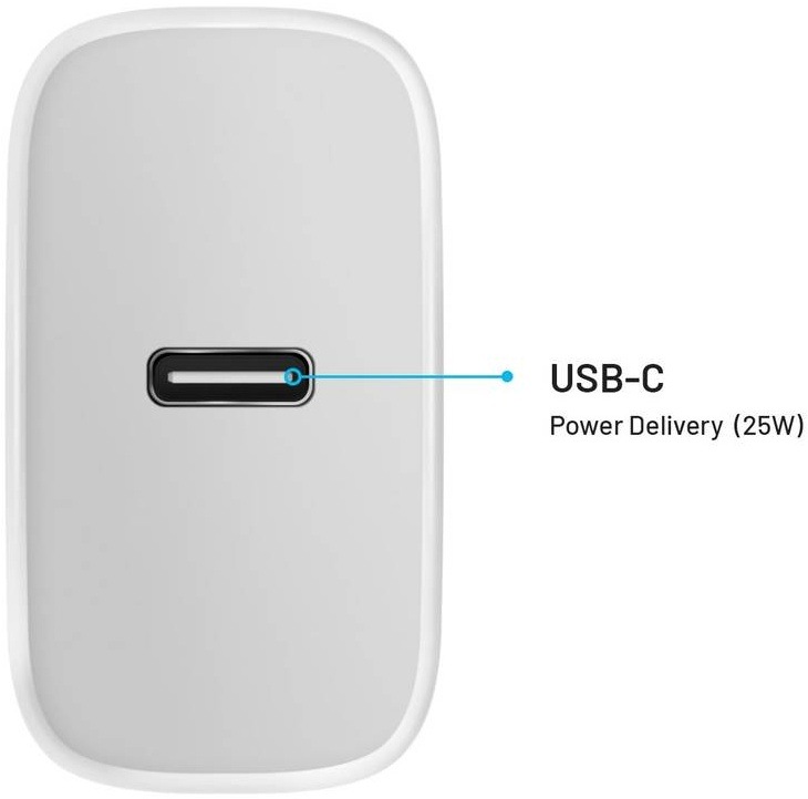 Nabíječka do sítě FIXED USB-C PD, 25W bílá Nabíječka do sítě FIXED USB-C PD, 25W bílá