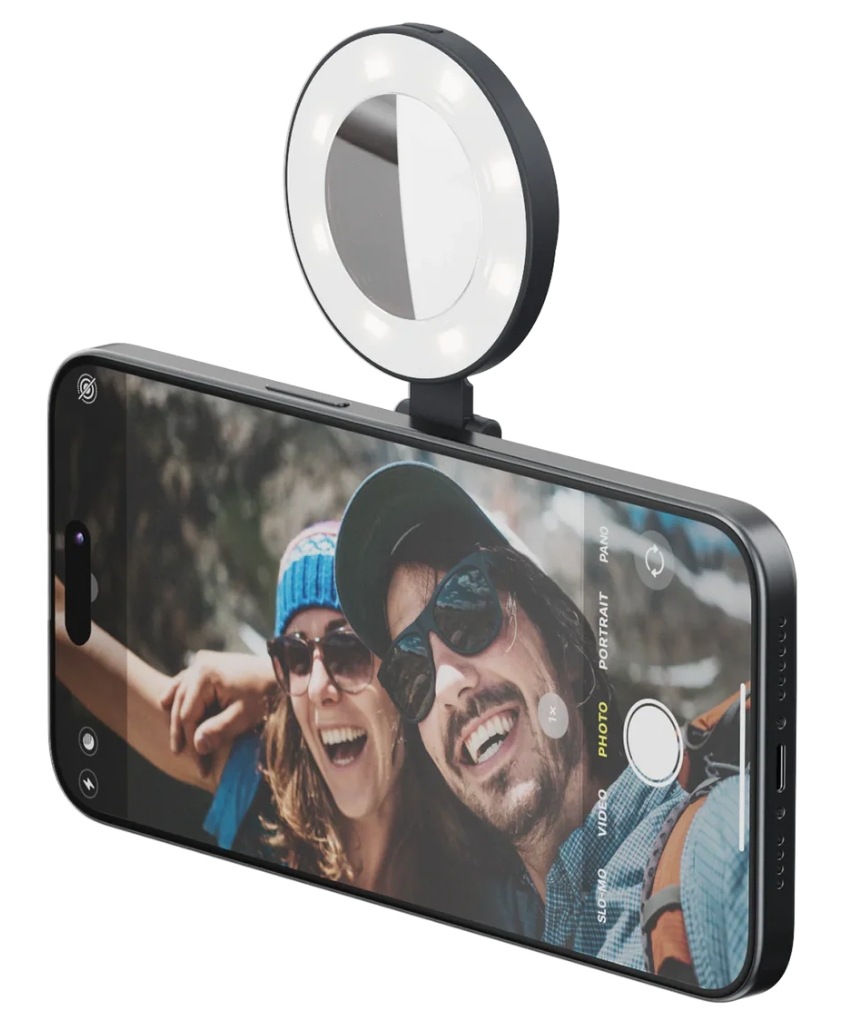 Mobilní světlo ShiftCam na smartphone v akci