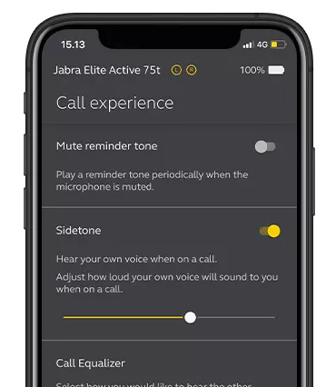 Sluchátka Jabra Elite Active 75t černá