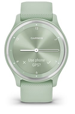 Chytré hodinky Garmin vívomove Sport - Slate / Black Silicone Band Chytré hodinky Garmin vívomove Sport - Slate / Black Silicone Band