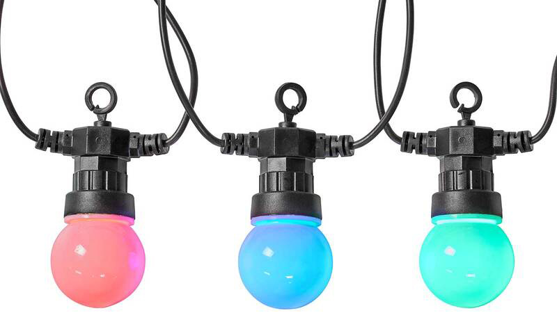 Párty osvětlení Nedis SmartLife LED, Wi-Fi, RGB, 10 LED, 9 m, Android / IOS