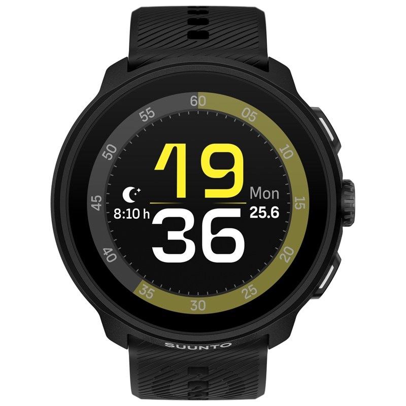 Chytré hodinky Suunto Run se silikonovým páskem černé Chytré hodinky Suunto Run se silikonovým páskem černé