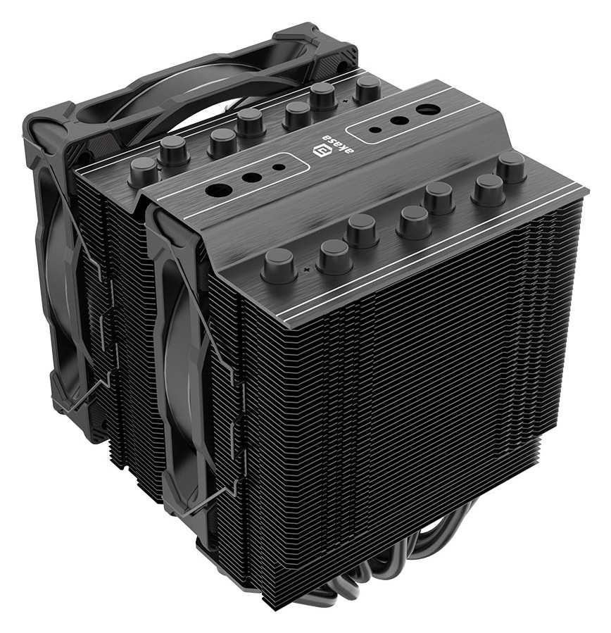Chladič CPU AKASA SOHO H7, 7 Heatpipes, ARGB černý Velkou výhodou AKASA SOHO H7 je také krásně tichý chod