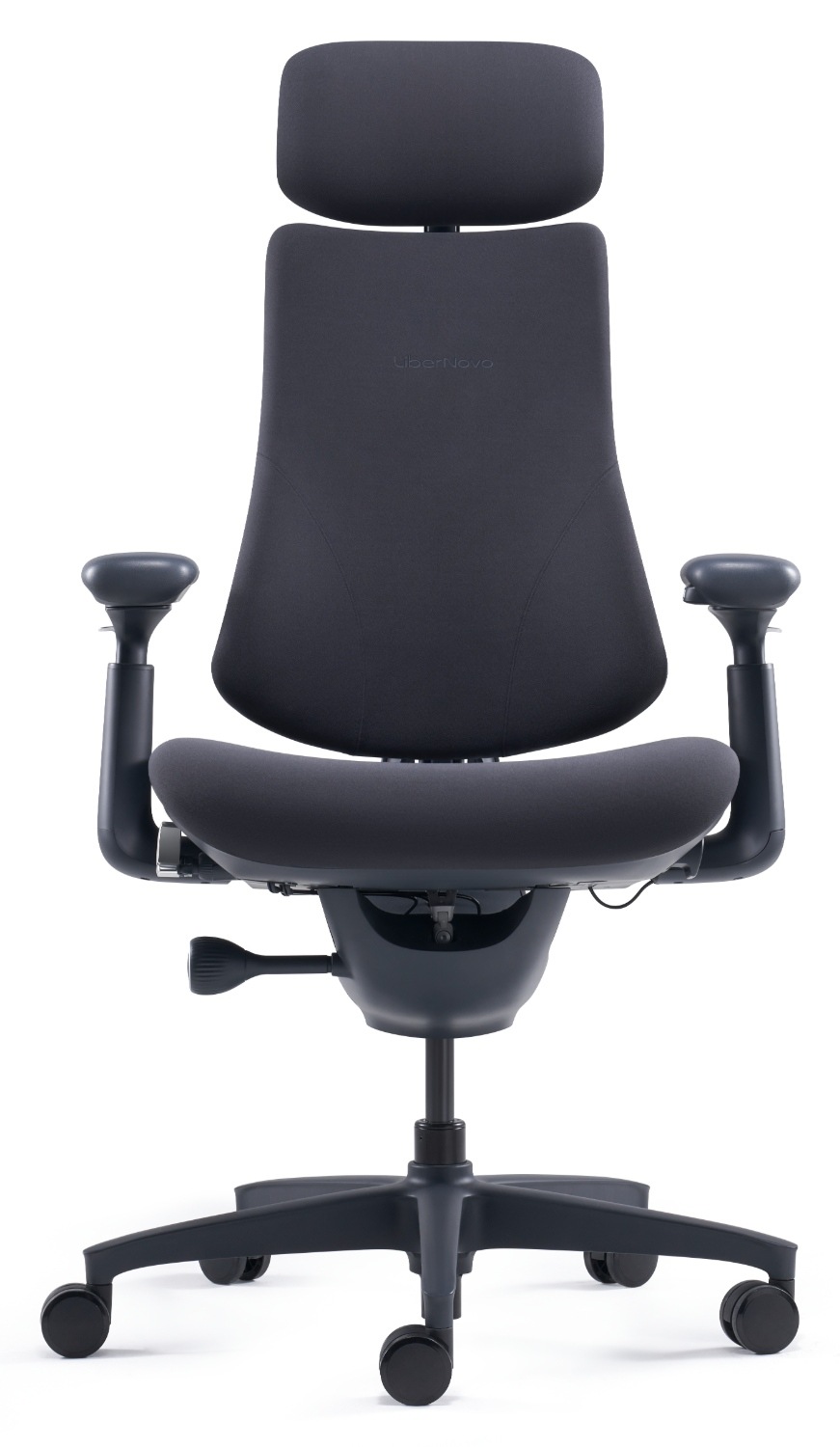Ergonomická židle LiberNovo Omni, 48 cm černá Dynamická ergonomická židle LiberNovo Omni s opěrkou hlavy