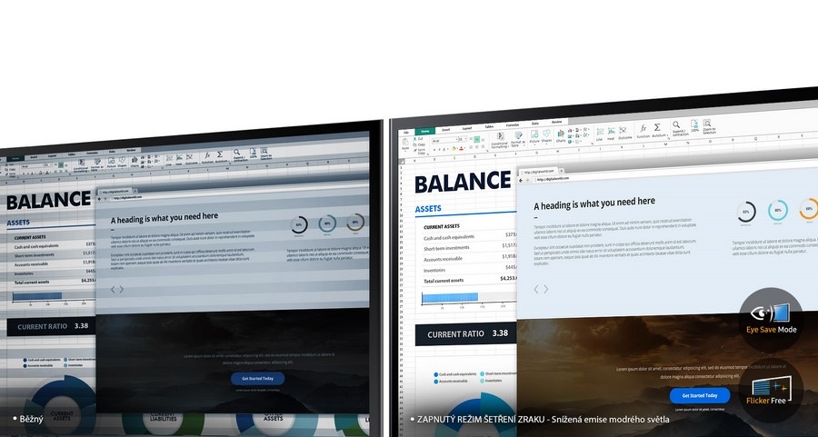 Monitor Samsung S24F350FHUXEN černý Monitor Samsung S24F350FHUXEN černý