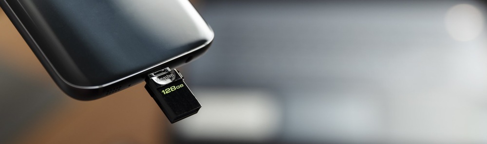 USB Flash Kingston DataTraveler microDuo3 Gen2 128GB černý