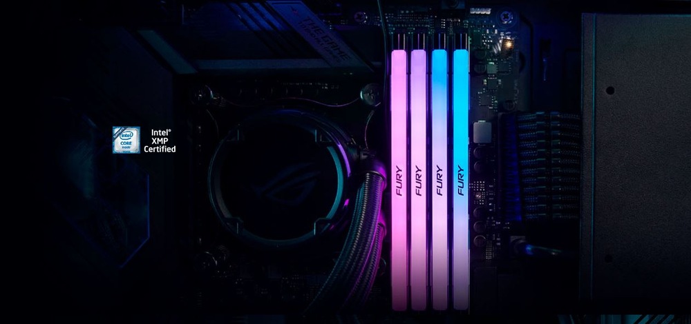 Operační paměť Kingston FURY Renegade RGB XMP 32GB (2x16GB) DDR5 7200MHz CL38 DIMM Kingston FURY Renegade RGB XMP