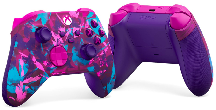 Bezdrátový ovladač Microsoft Xbox Series - Heart Breaker Special Edition - růžový/fialový