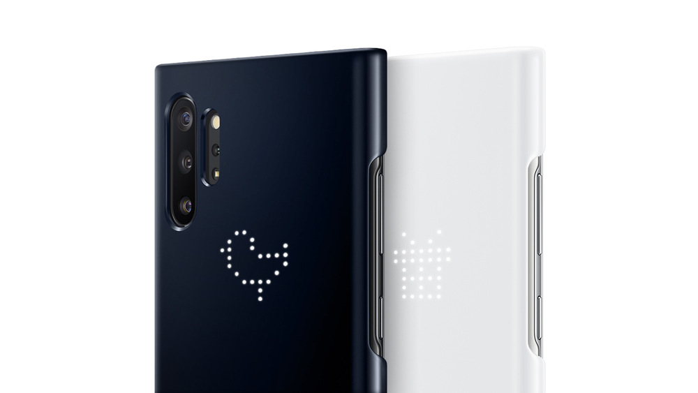 Kryt na mobil Samsung LED Cover na Galaxy Note10+ černý Kryt na mobil Samsung LED Cover na Galaxy Note10+ černý