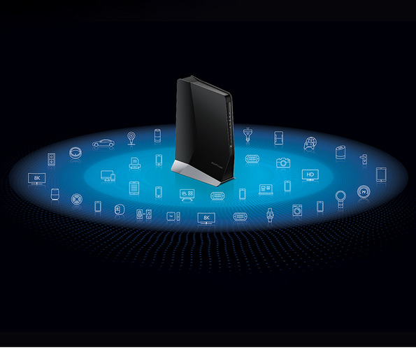 Přístupový bod (AP) NETGEAR Nighthawk AX8 EAX80 černý