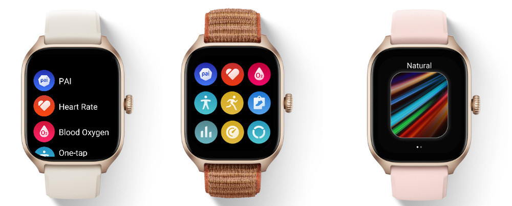 Chytré hodinky Amazfit GTS 4 - Autumn Brown