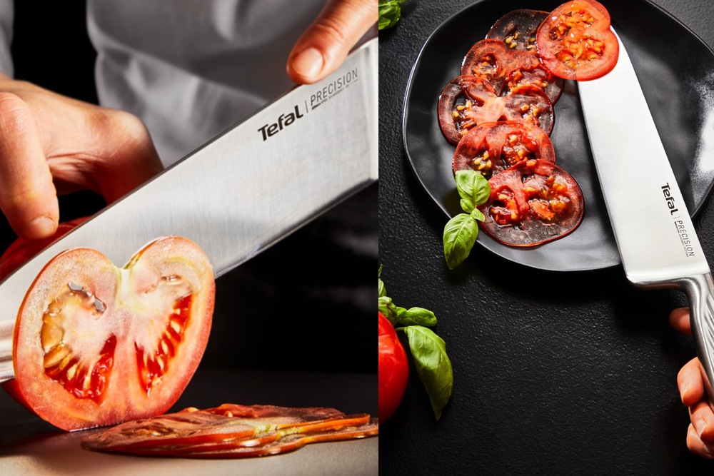 Sada kuchyňských nožů Tefal Precision K289S555, 5 ks nerez