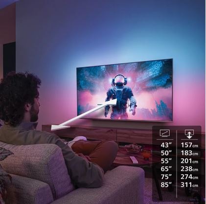 Televize Philips 43PUS8001 Televize Philips 43PUS8001 sledování filmu doma