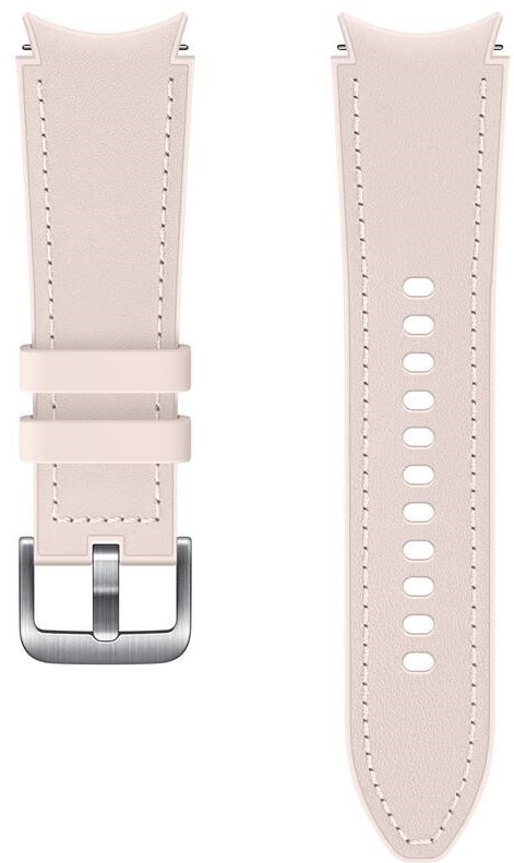 Řemínek Samsung Hybridní kožený 20mm (velikost M/L) růžový