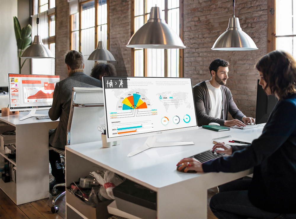 Monitor Asus VY249HE-W bílý