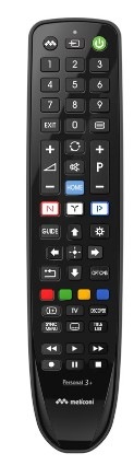 Dálkový ovladač Meliconi Gumbody Personal 3+ pro Sony černý