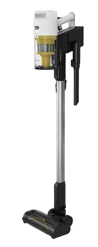Tyčový vysavač Beko VRT76325VW Power Clean, bílá barva.