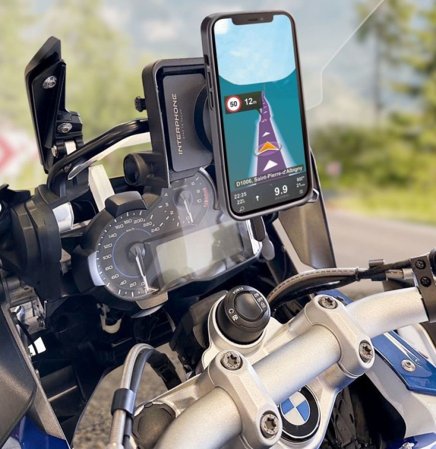 Držák na mobil Interphone QUIKLOX do držáku BMW Navigator černý Držák na mobil Interphone QUIKLOX do držáku BMW Navigator - černý