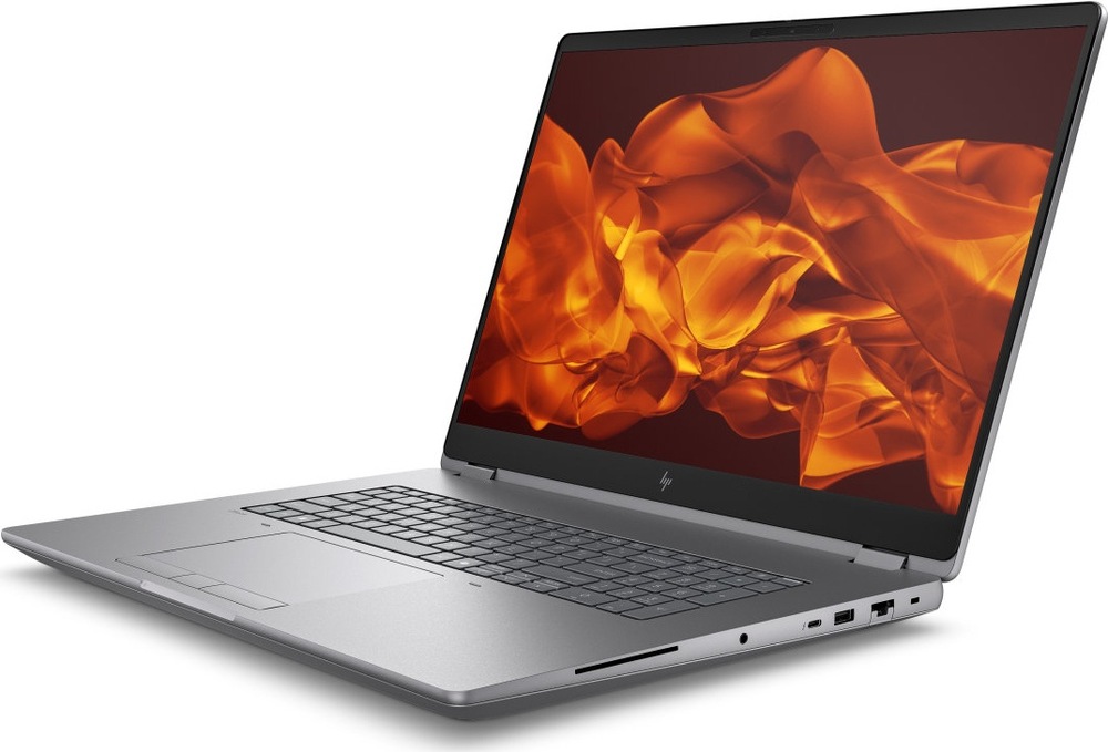 Notebook HP ZBook Fury G1i 16” šedý Pohled šikmo ze strany na laptop ZBook Fury G1i s odnímatelnými komponenty