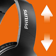 Sluchátka Philips SHB3175BK černá Nastavitelný oblouk pro optimální pohodlí